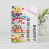 ハッピーバースデーパーティーはキャンディモノグラム名を好む シーズンカード (スタンド正面)