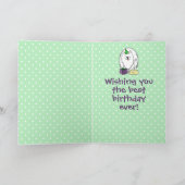 ハッピーバースデーパーティーアメリカンエスキモドッグエスキー カード (内部)