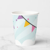 ハッピーバースデーパーティーカップ風船 紙コップ (裏面)