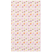 ハッピーバースデーパーティーキッズカップケーキ テーブルクロス (正面)