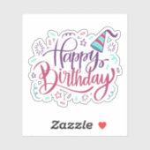 ハッピーバースデーパーティーシール シール (シート)