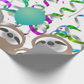 ハッピーバースデーパーティースロット ラッピングペーパー (角)