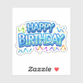 ハッピーバースデーパーティーテーマシール シール (シート)