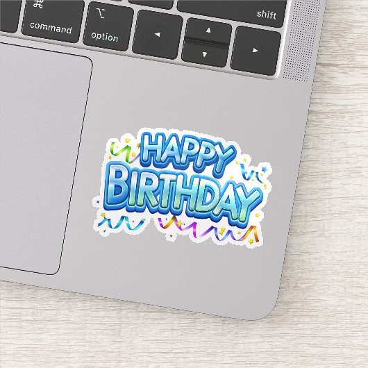 ハッピーバースデーパーティーテーマシール シール (詳細)