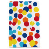 ハッピーバースデーパーティードット抱き枕 ミディアムペーパーバッグ (裏面)