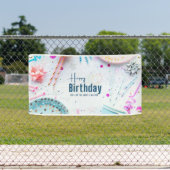 ハッピーバースデーパーティーバナー 横断幕 (インサイチュ)