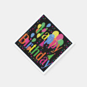 ハッピーバースデーパーティーバルーンナプキン スタンダードカクテルナプキン (角)