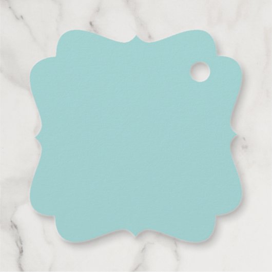 ハッピーバースデーパーティーバルーン帽子パターン フェイバータグ (裏面)