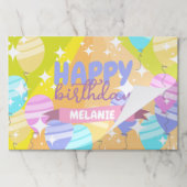 ハッピーバースデーパーティーバルーン紙ランチョンマット ペーパーパッド