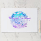 ハッピーバースデーパーティーパステルカラーズスターズバナー ペーパーパッド (インサイチュ)