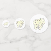 ハッピーバースデーパーティーピンクサーカス動物クラッカー コンフェッティ (裏面)