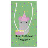 ハッピーバースデーパーティーマウス スモールペーパーバッグ (裏面)