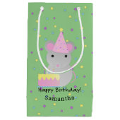 ハッピーバースデーパーティーマウス スモールペーパーバッグ (正面)