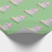 ハッピーバースデーパーティーマウス ラッピングペーパー (角)