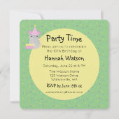 ハッピーバースデーパーティーマウス 招待状 (正面)