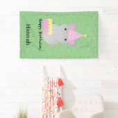 ハッピーバースデーパーティーマウス 横断幕 (インサイチュ)