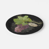 ハッピーバースデーパーティーワインブドウズビネヤードテーマ ペーパープレート (アングル)