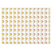 ハッピーバースデーパーティー層ケーキスライスパターン テーブルクロス (正面(横))