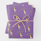 ハッピーバースデーパーティー牛 ラッピングペーパーシート (インサイチュ)