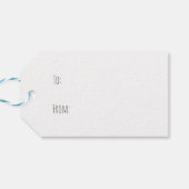 ハッピーバースデーパーティー犬 ギフトタグ (裏面横)