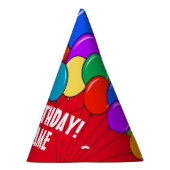 ハッピーバースデーパーティー紙コーン帽子 パーティーハット (右)