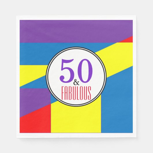 ハッピーバースデーパーティー スタンダードランチョンナプキン (正面)