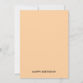 ハッピーバースデーパーティー 招待状 (裏面)