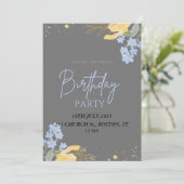 ハッピーバースデーパーティー 招待状 (スタンド正面)