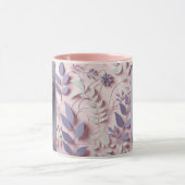 ハッピーバースデーパープル&ピンククロスマグアイデザイン マグカップ (中央)