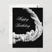 ハッピーバースデーパールハガキ ポストカード (正面/裏面)