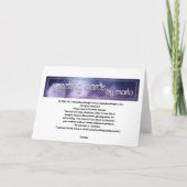 ハッピーバースデーヒッパイガール1グリーティングカード カード (裏面)