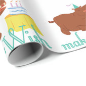 ハッピーバースデーヒッポ！ ラッピングペーパー (ロールコーナー)