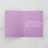 ハッピーバースデービオレットカード カード (内部)