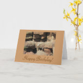 ハッピーバースデービグーンシープカード カード (黄色い花)