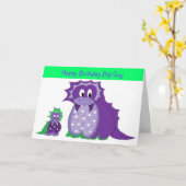 ハッピーバースデービッグガイ カード (黄色い花)