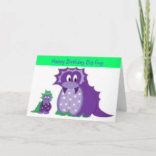 ハッピーバースデービッグガイ カード