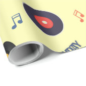 ハッピーバースデービニール恋人 ラッピングペーパー (ロールコーナー)