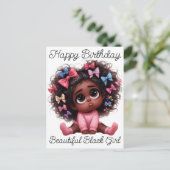 ハッピーバースデービューティフルブラッククイーンメラニンシアスタ シーズンポストカード (スタンド正面)