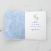 ハッピーバースデービューティフルブルートンフライ カード (内部)