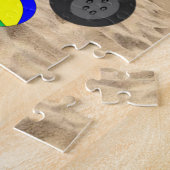 ハッピーバースデービーチバムケーアフリカンボーイサンド ジグソーパズル (側面)