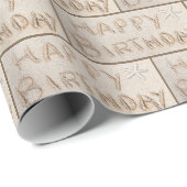 ハッピーバースデービーチヒトデ ラッピングペーパー (ロールコーナー)