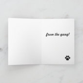 ハッピーバースデービードコリーカード カード (内部)