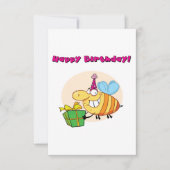 ハッピーバースデービー招待状 招待状 (正面)