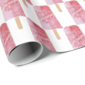 ハッピーバースデーピンクのポピクル ラッピングペーパー (ロールコーナー)