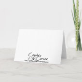 ハッピーバースデーピンクカーネーションフローラ カード (裏面)