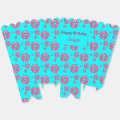 ハッピーバースデーピンククリームドナッツブルー フェイバーボックス (見開き)