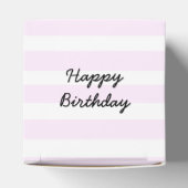 ハッピーバースデーピンクチェリーカップケーキボックス フェイバーボックス (上部)