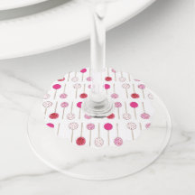 ハッピーバースデーピンクフロストケーキポップパーティー