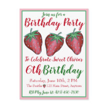 ハッピーバースデーピンクレッドスイートストロベリーベリー