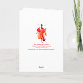 ハッピーバースデーファッション明細書誕生日カード カード (裏面)